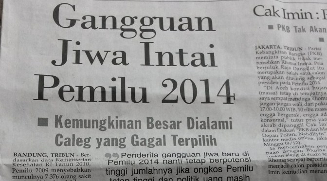 Sakit Jiwa dan Korupsi di Kancah Politik Indonesia