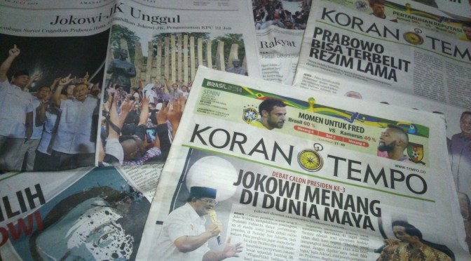 ‘Noda’ Asimetri Kompas (dan Tempo) Pada Pemilihan Presiden 2014